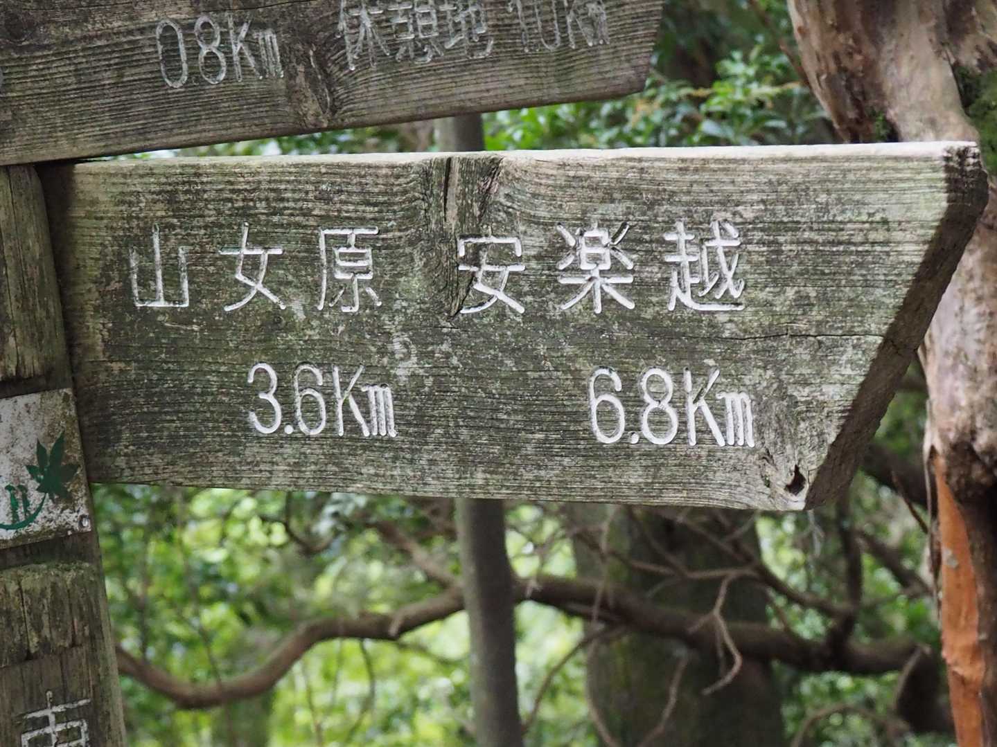 山女原3.6kmなど。
