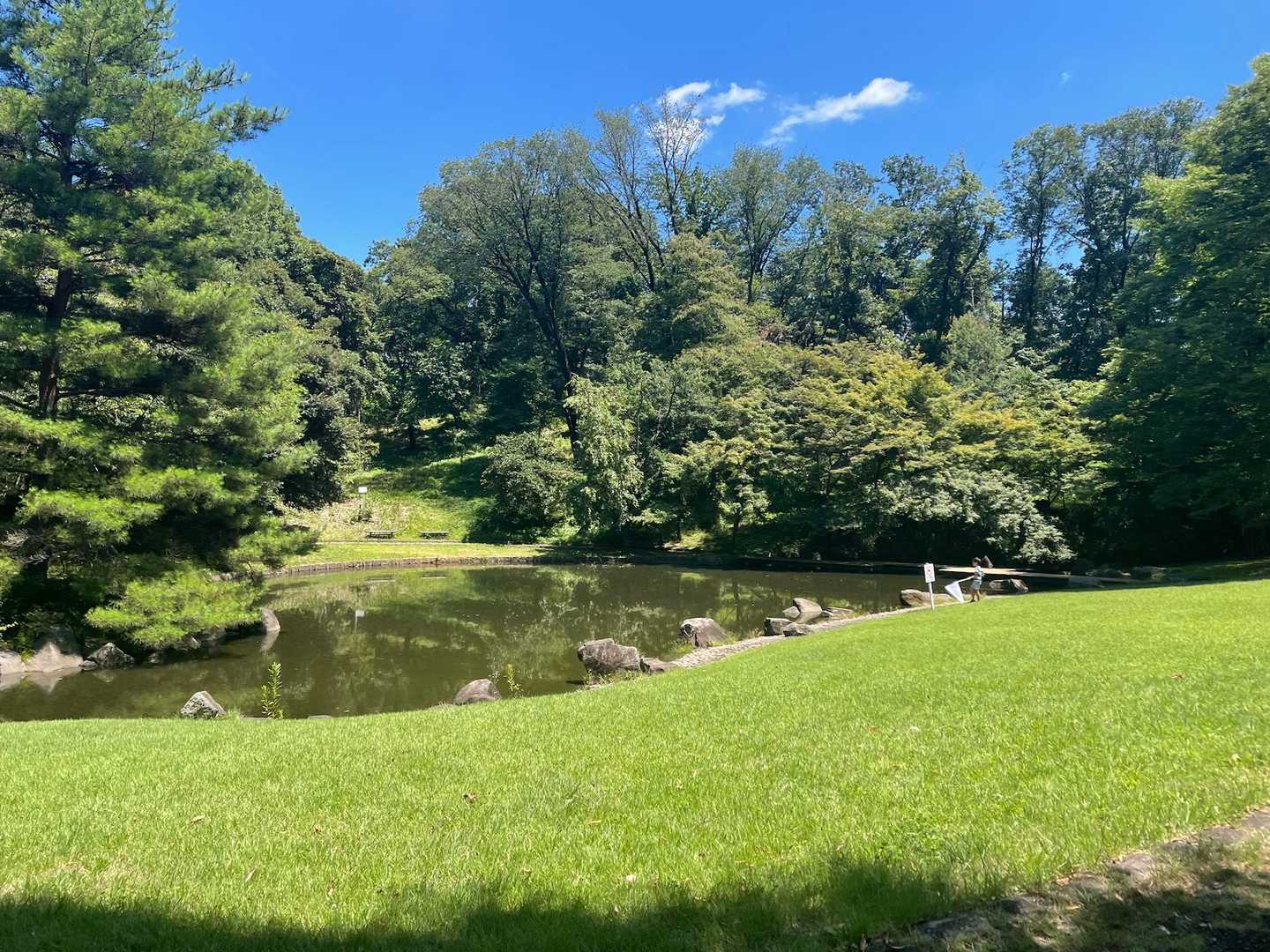 一本杉公園の水道で冷やします💦chaorasのスポーツ手ぬぐい使える！