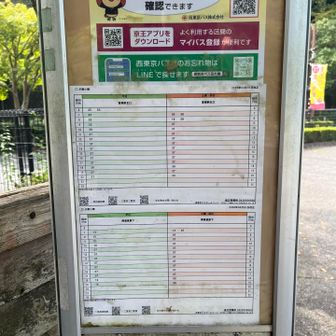 高尾駅に戻るバスの時間まで熟睡💤
⏰で起こされパニックに🤯