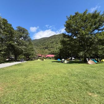 今回が夢の徳澤キャンプにいちばん近かったかも😅
でも涸沢まで行けて良かった…です‼️