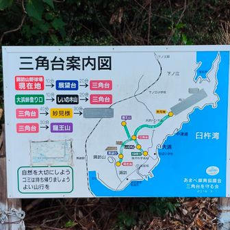 三角台案内図