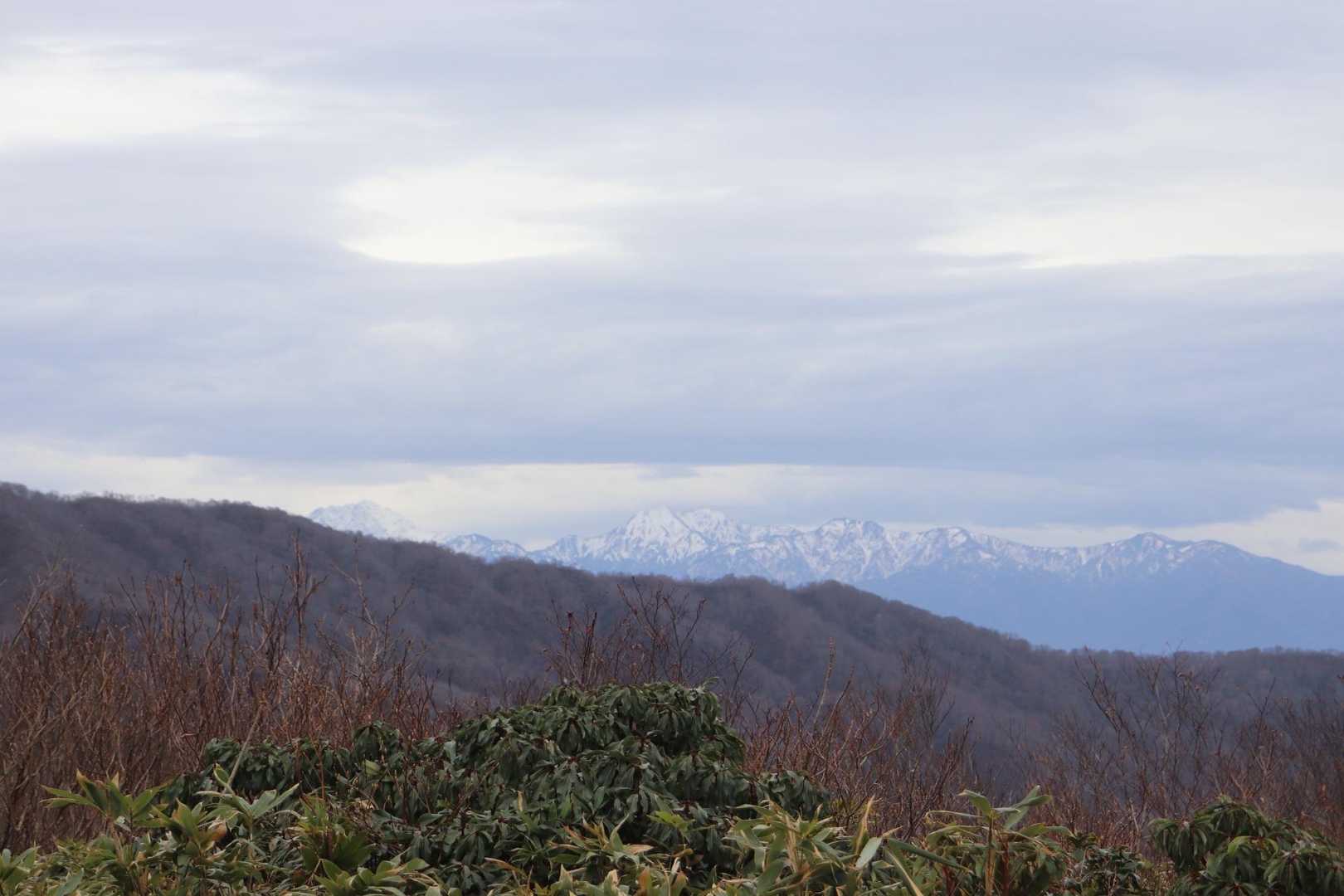 立山も見えました