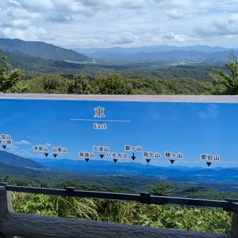 東側の眺望〜
一番左は前に登った上蒜山が見えます😍