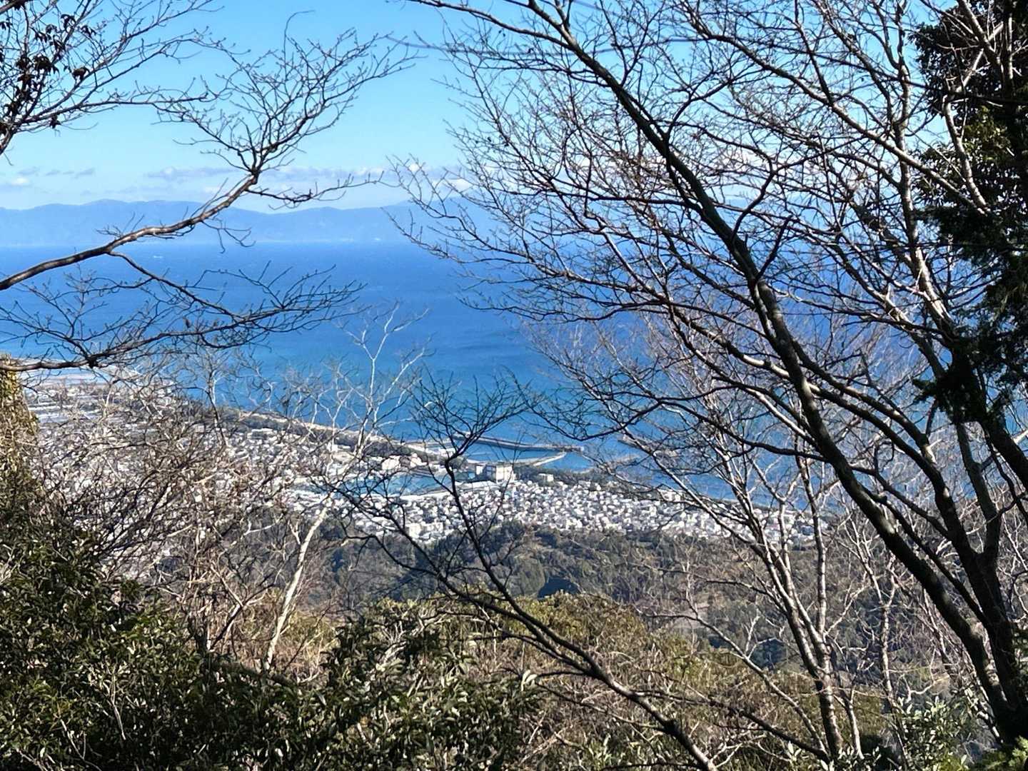紅葉台からの眺望
伊豆半島が見えます