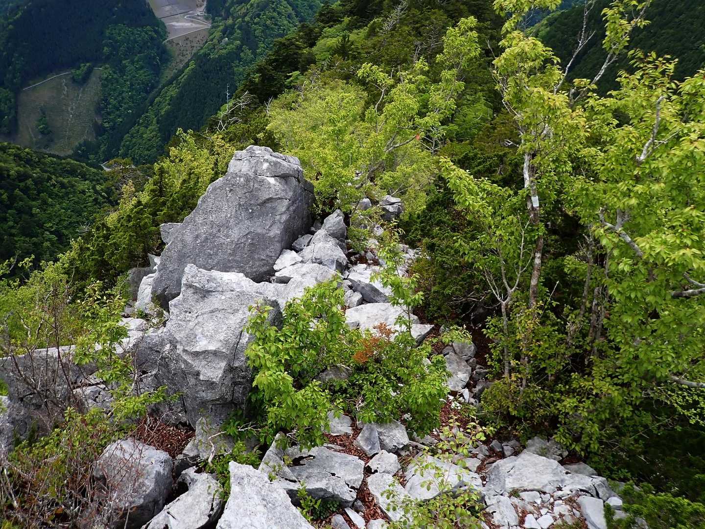 岩場（1220m）