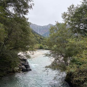 川きれいー！