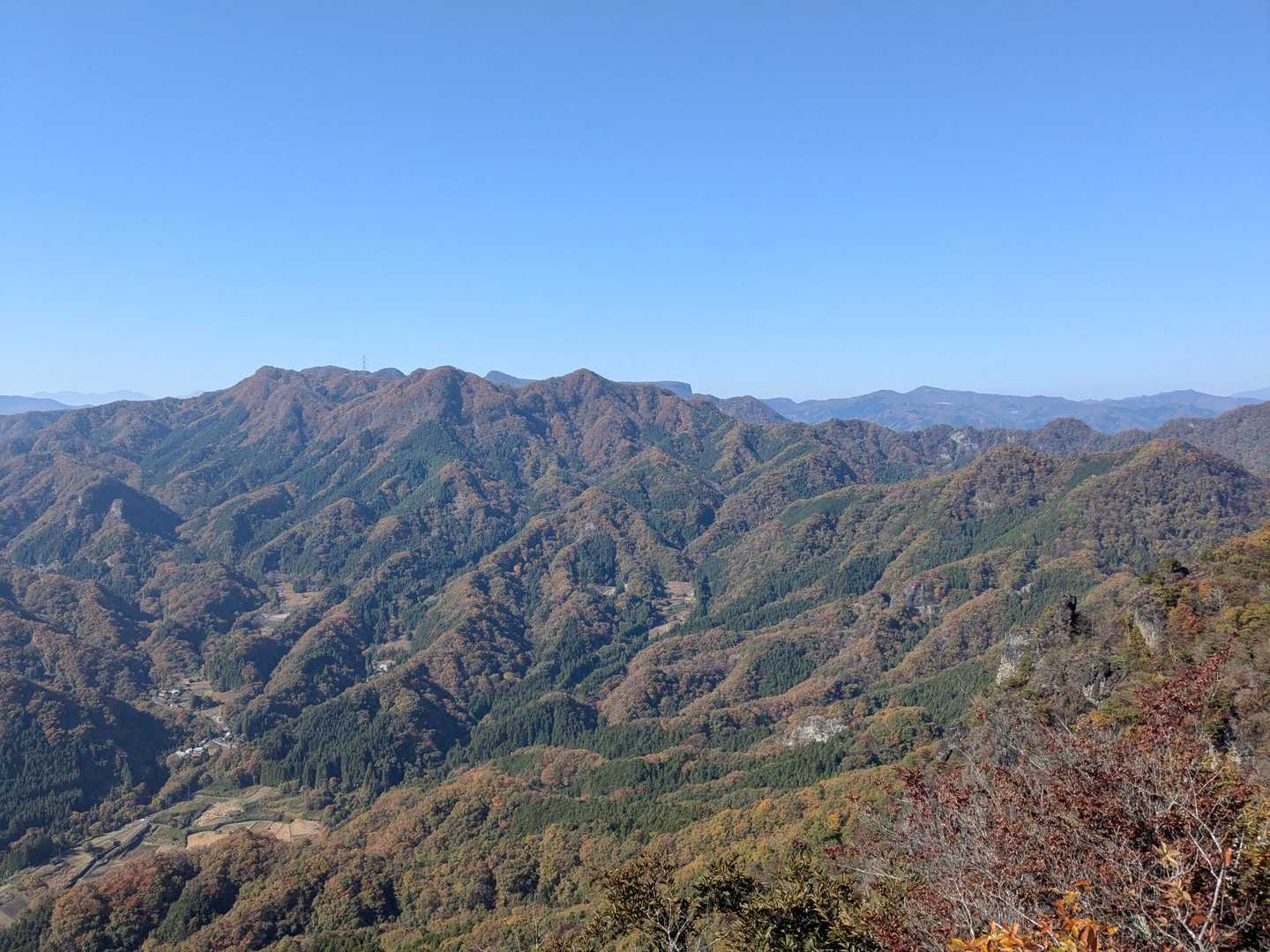 奥は荒船山だね