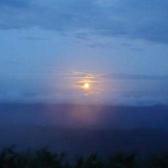 お月さまがキレイに出た出〜た🌝