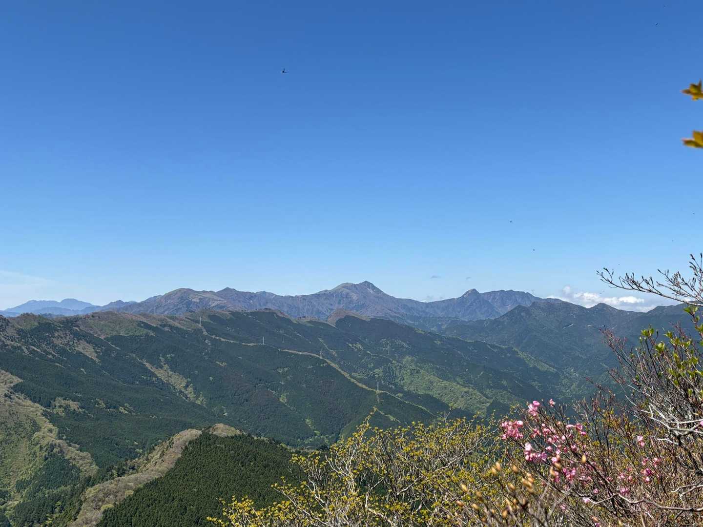 快晴で山の景色も綺麗！