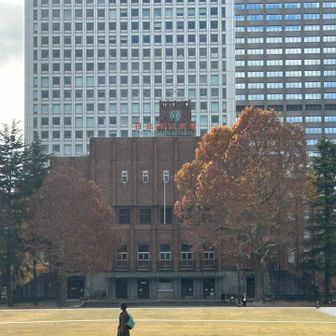 家から再びランで日比谷まで。公会堂前で合流してスタート！