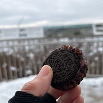 こちらはライスパフ入り生チョコサンド🍫