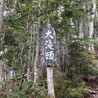 五合目、大滝頭