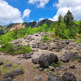 水ノ塔山へ向かいます。