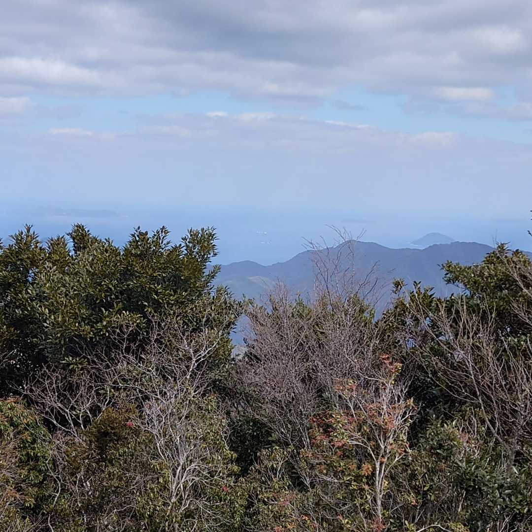 長門の海や青海島も見えました