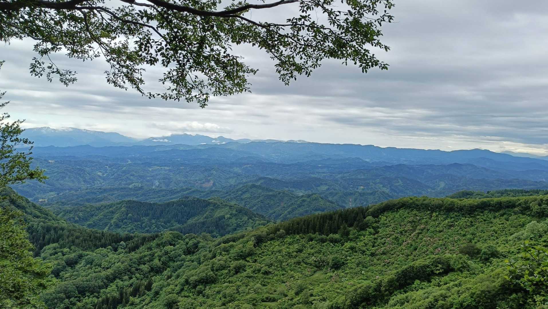 下山中