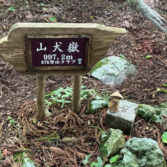 山犬嶽山頂