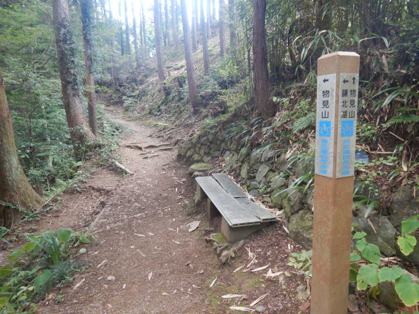 高麗駅バス停-高麗駅-台-水天の碑-日和田山登山口-金刀比 縦走コースの写真