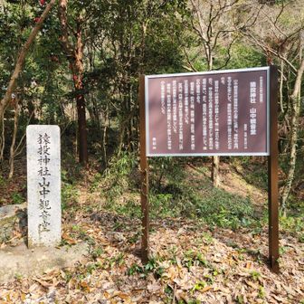 登山口から車道歩いて来ました。
猿投神社山中観音堂から第3駐車場へ向かいます