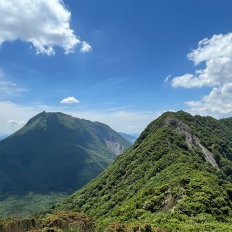 貞観台手前からの絶景⛰️