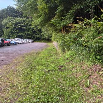 駒ヶ根スキー場の駐車場。無料なのがありがたいです。