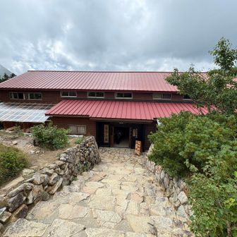 2日目のテン場、常念岳小屋🛖