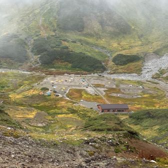 雷鳥沢　テン場