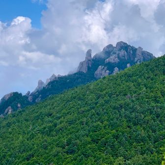 鷹見岩から