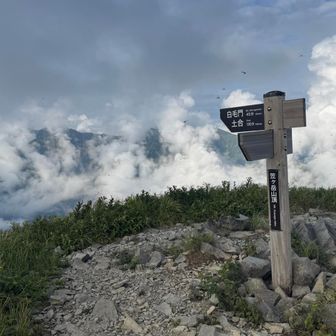 笠ヶ岳山頂。