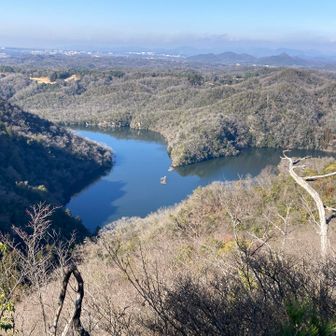 ダム湖　静寂です