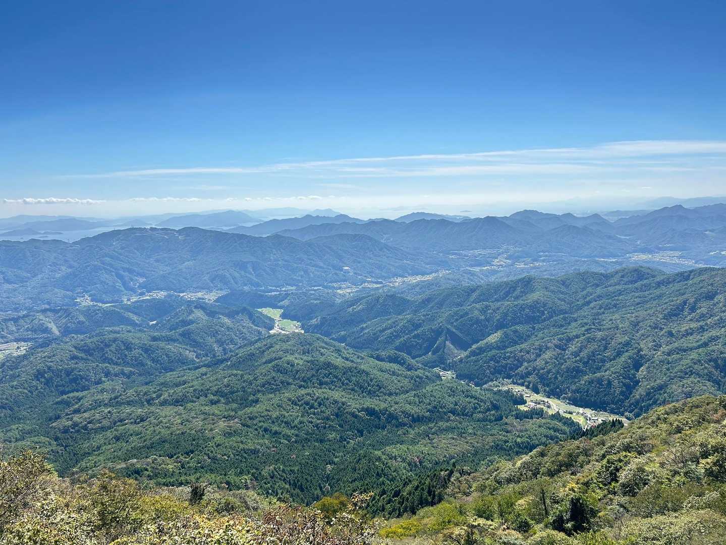 下川上登山口-大峯山-西大峯山-オオネントウ 周回コースの写真