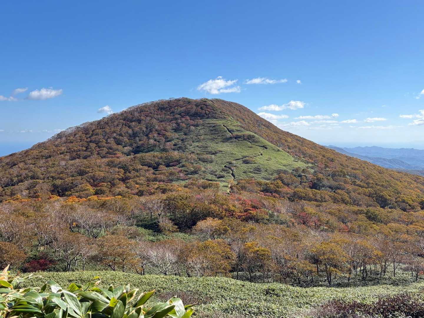 これから向かう袴腰岳

（見えるのは偽ピークでしたw）