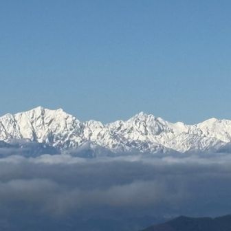 アルプスの山々🏔️