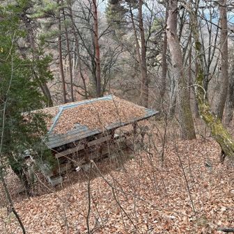 東屋が見えて来ました