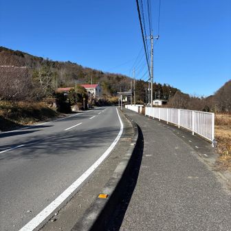 車道に出てから虎ヶ岡城址を通って陣見山へ