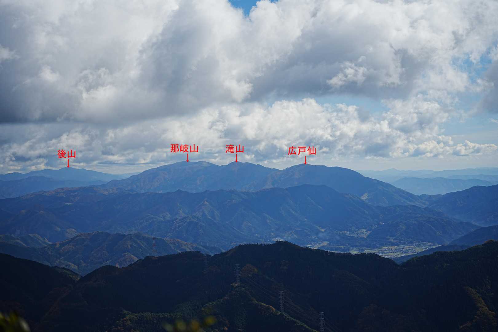 那岐連山。