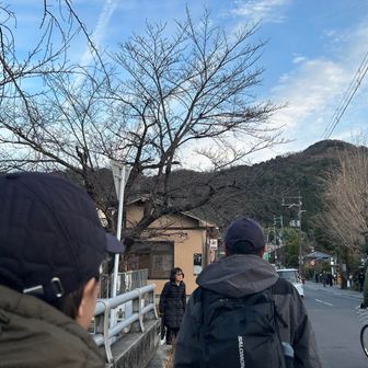 哲学の道を行く