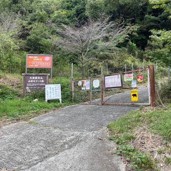 大蔵経寺山 登山口
ゲートあります