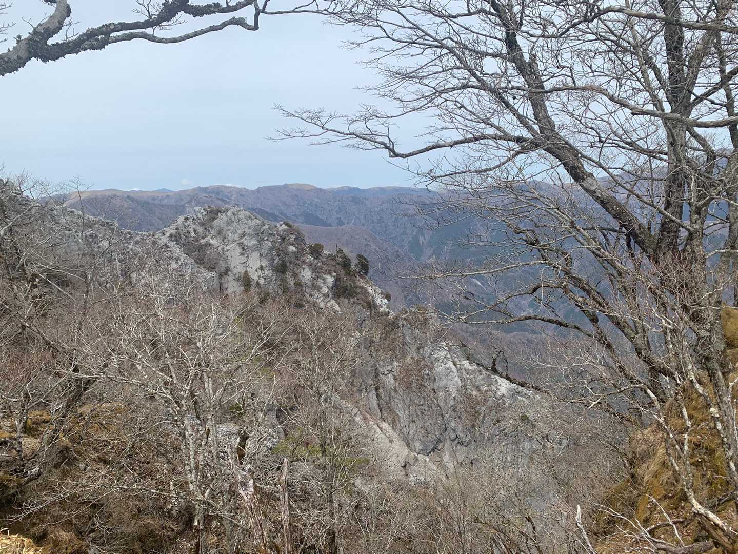 別府峡登山口-石立山-日和田登山口 縦走コースの写真