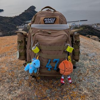 今日のリュック🎒は、馬(ユニコーン🦄)とバスケットボール(B助🏀)