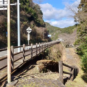 河川敷に下れました。