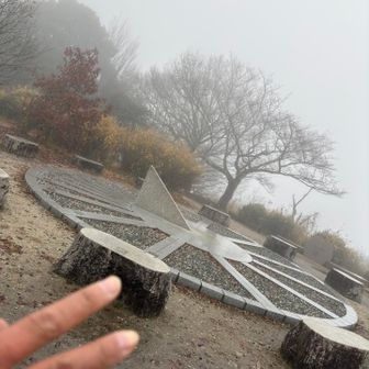 2回目の雌岳
ガスって真っ白に
今にも雨が降りそうな気配☔️