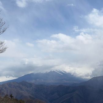 富士山は☁️の中