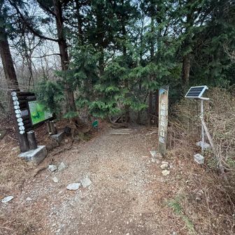 ここが登山口です！
どんなお山かなぁー