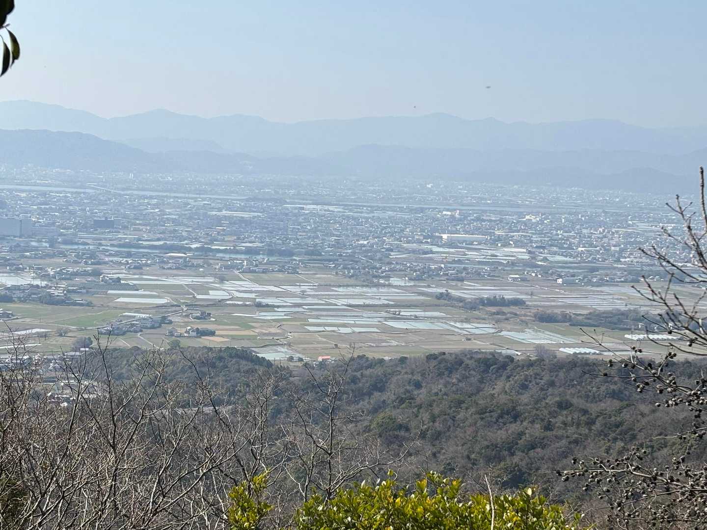 途中眺望の良いところ
徳島市が見えます