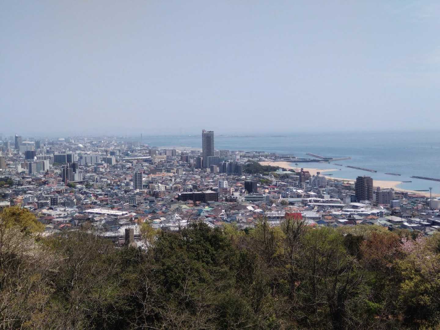 須磨海岸方面✨
水ぶくれが痛いから帰ります😅