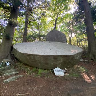 写真では伝わらないけど、この岩すごくでかくて後ろにある岩が割れた残りの半分が立っている。もともとは丸くて割れてこうなった感じ。すごい不思議な岩です。