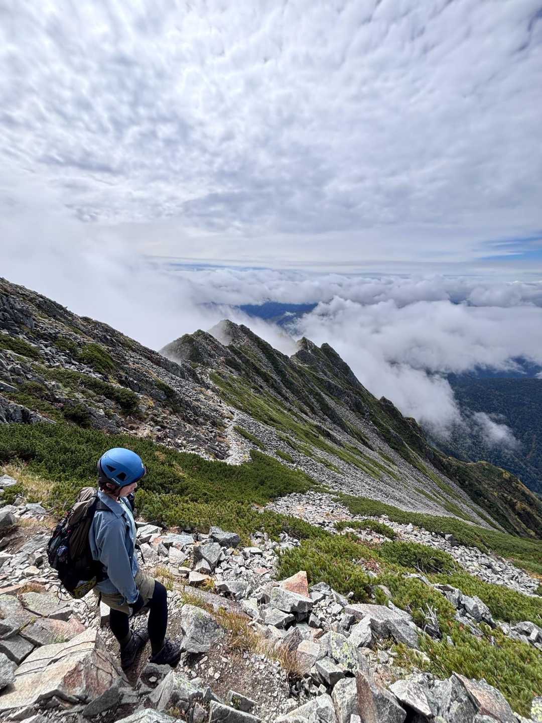 西穂丸山・西穂独標・ピラミッドピーク・チャンピオンピーク・西穂高岳