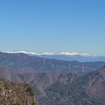 谷川岳から尾瀬方面まで真っ白け