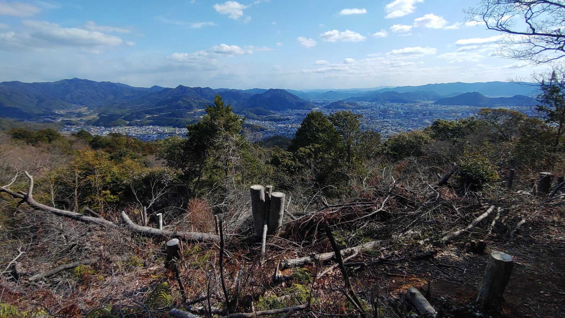 山頂からの良い眺め。