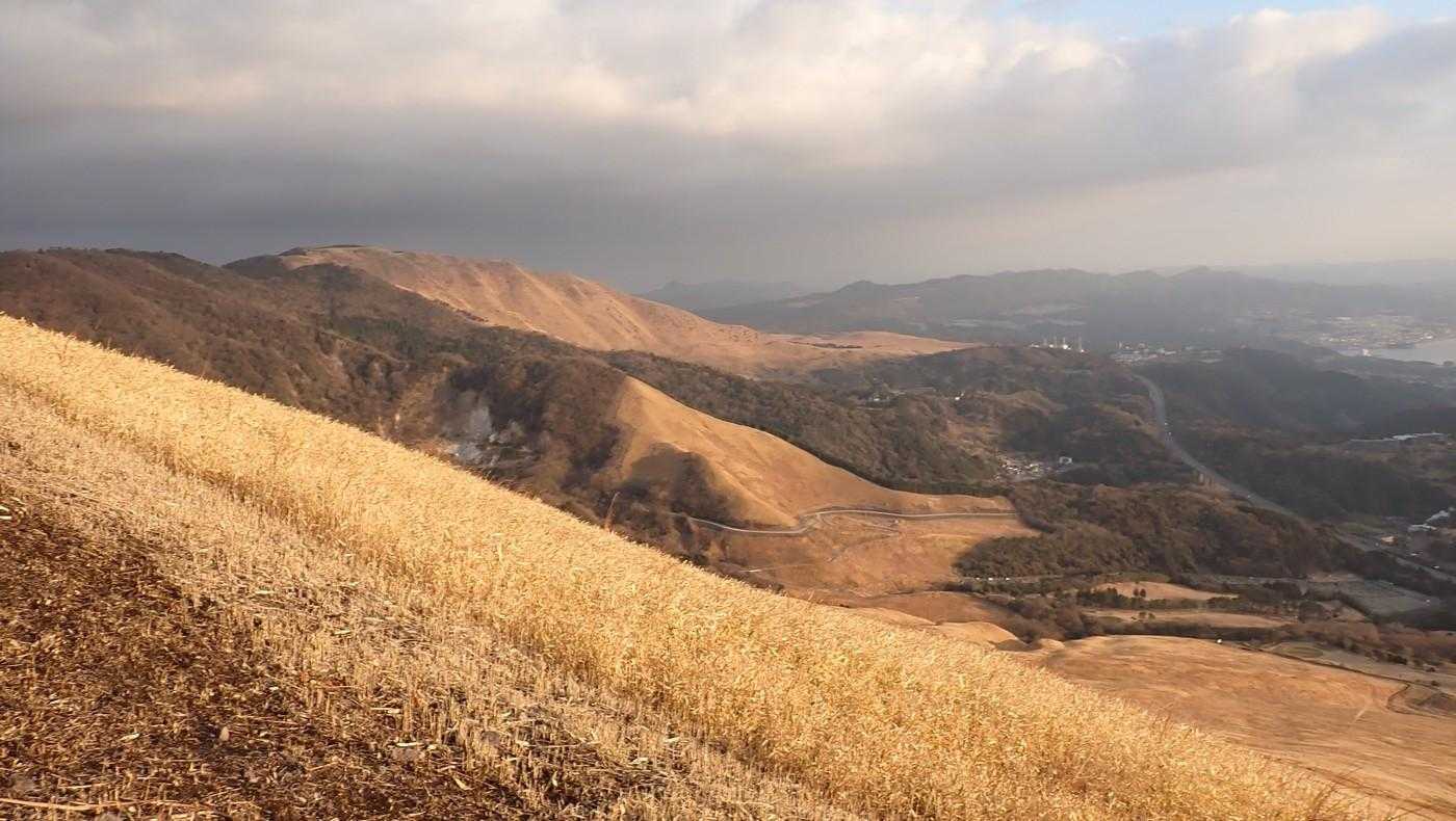 鍋山はミニ扇山。
緩やかな斜面に見えるが激登り。